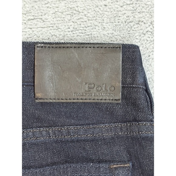 NWT Polo Ralph Lauren Men's 46Bx34 The Prospect Straight Dark Wash Indigo Jeans - Picture 8 of 16